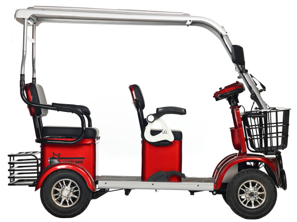 Пассажирский электротрицикл Rutrike (Рутрайк) Gelbert Hara 48V/60V 600Вт | Мототека